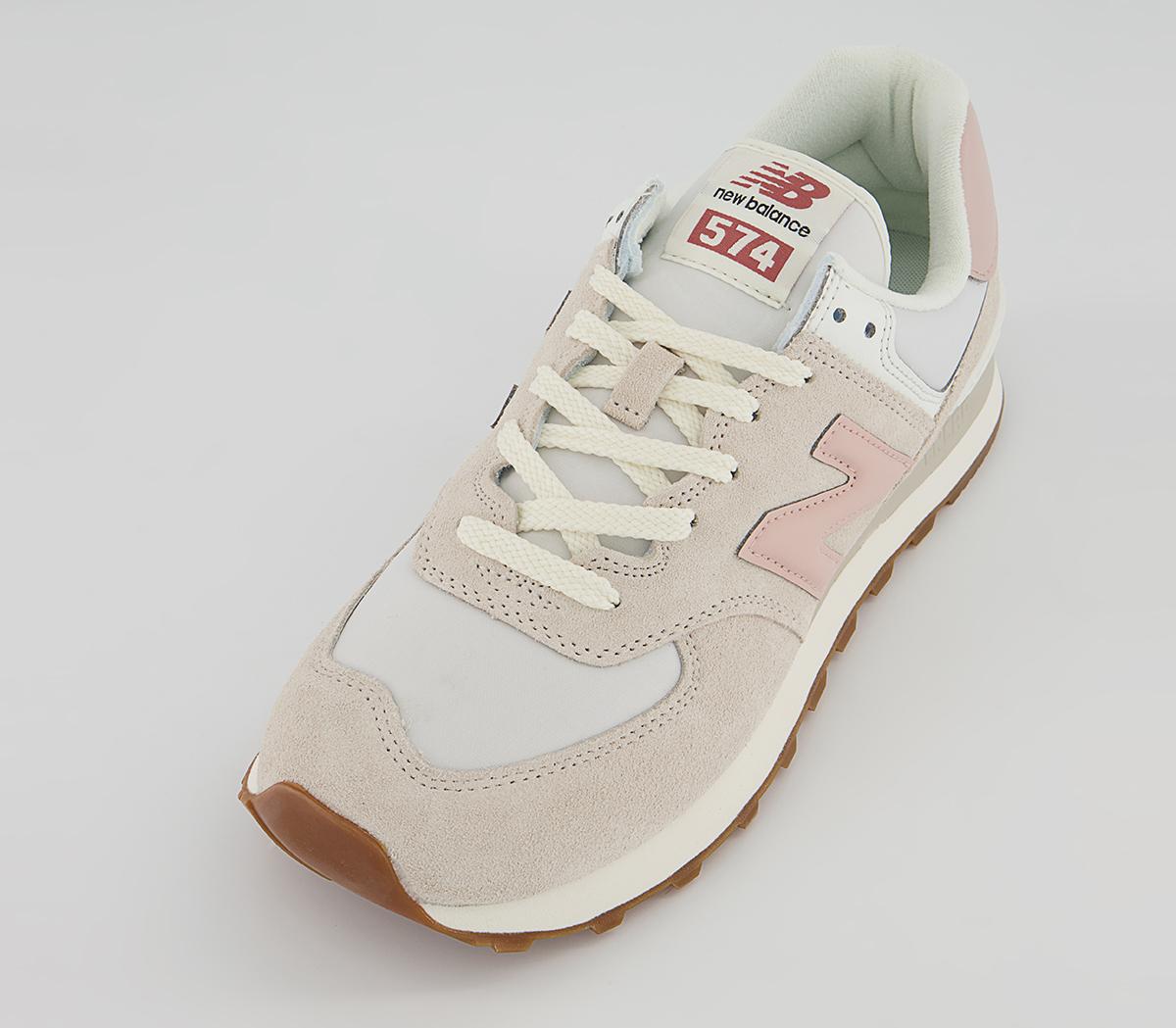 New Balance 574 Trainers New Balance 574 Trainers Off White Pink