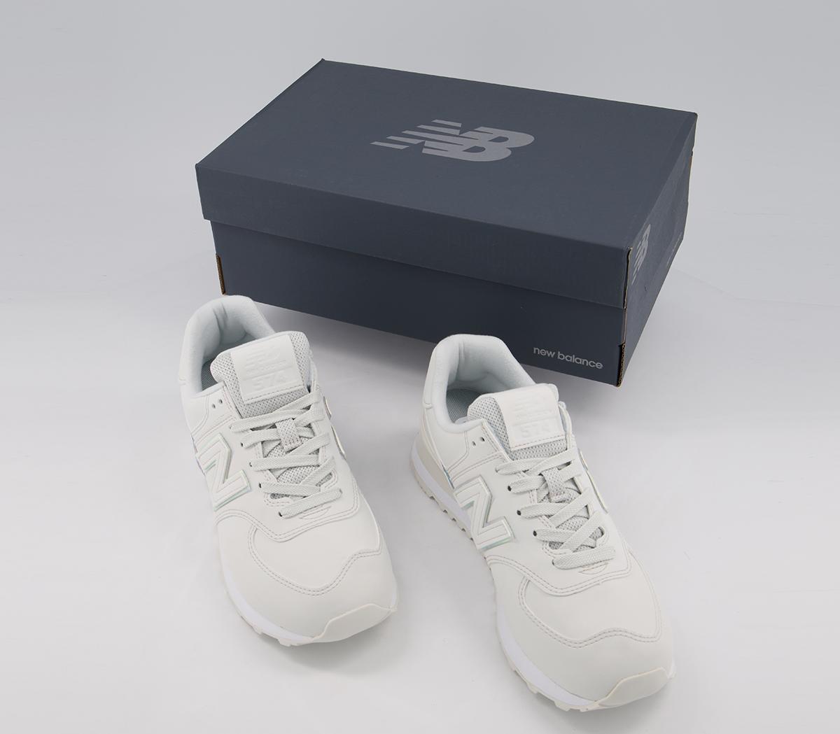 New Balance 574 Trainers Nimbus Cloud White Women's Trainers