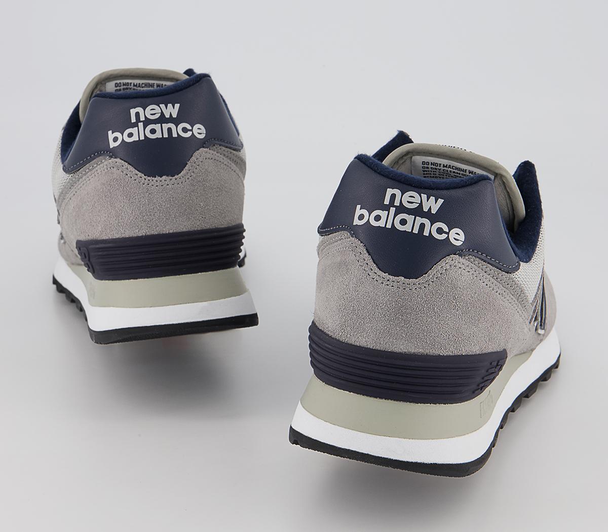 New Balance 574 Trainers New Balance 574 Trainers Grey Navy