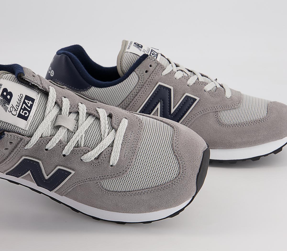 New Balance 574 Trainers New Balance 574 Trainers Grey Navy