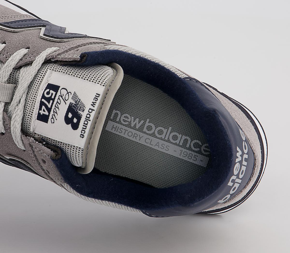 New Balance 574 Trainers New Balance 574 Trainers Grey Navy