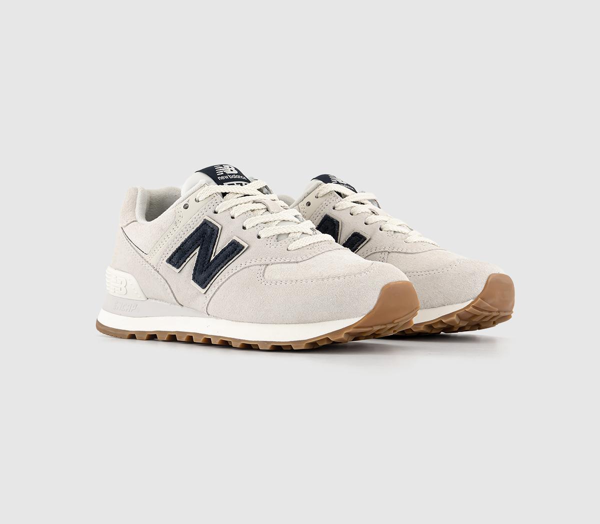 New Balance 574 Trainers Reflection Grey Navy, 7.5