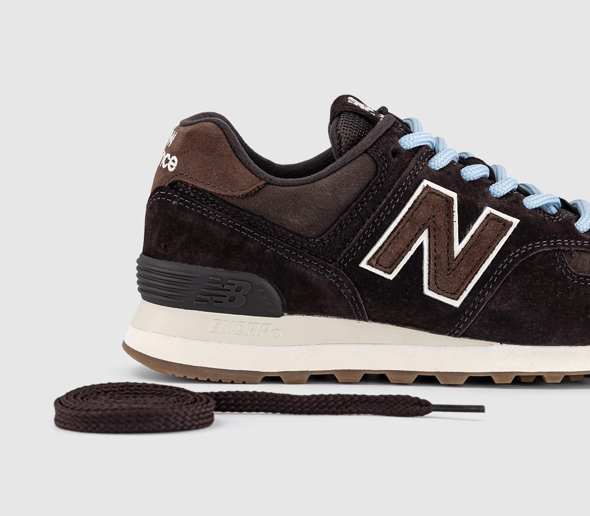 New Balance574 TrainersDarker Grey Matter Darker Sea Salt