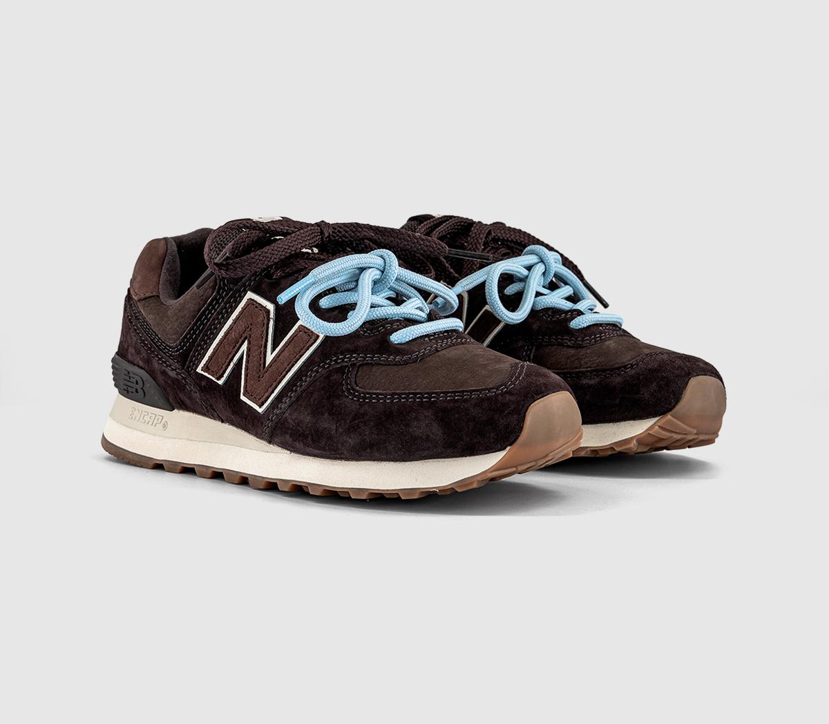 New Balance574 TrainersDarker Grey Matter Darker Sea Salt