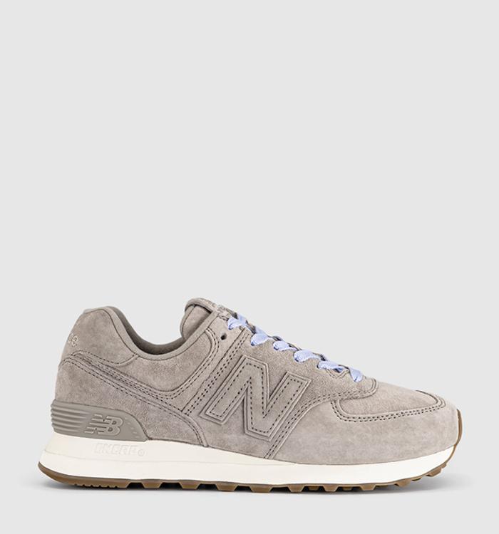 New Balance 574 Trainers Arid Stone Smoked Violet