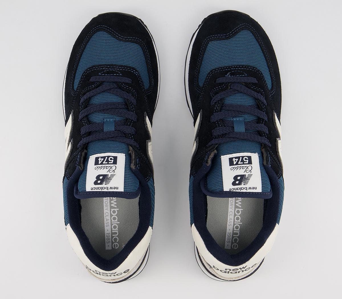 New Balance 574 Trainers New Balance 574 Trainers Navy White