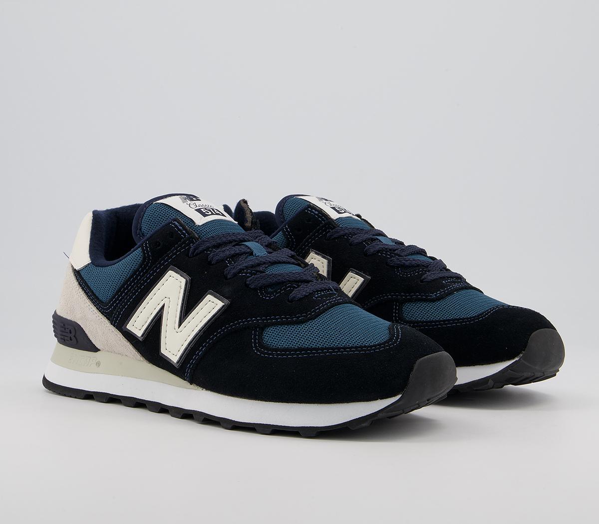New Balance 574 Trainers New Balance 574 Trainers Navy White