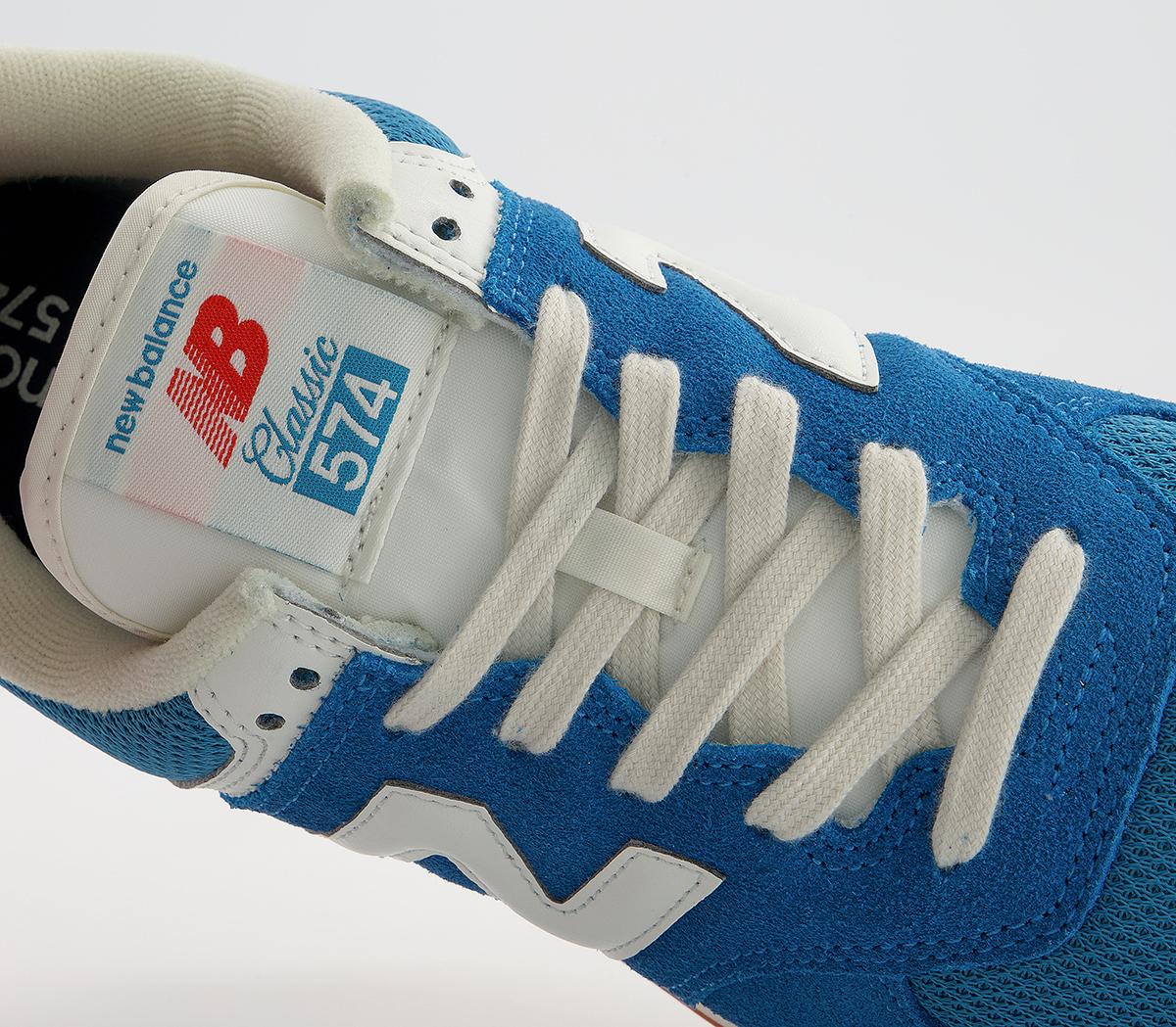 New Balance 574 Trainers New Balance 574 Trainers Blue White Red