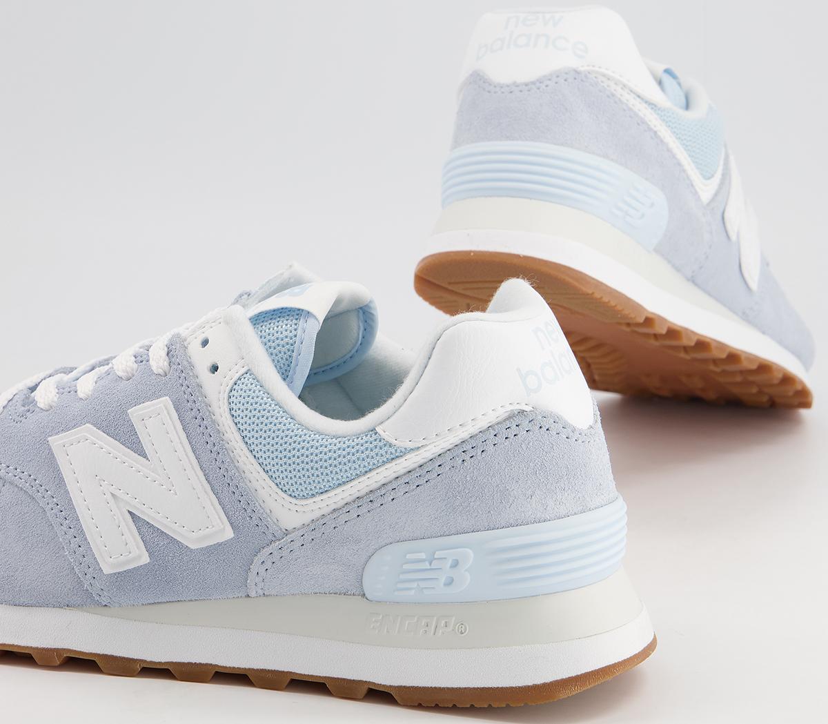 New Balance574 TrainersLight Blue White