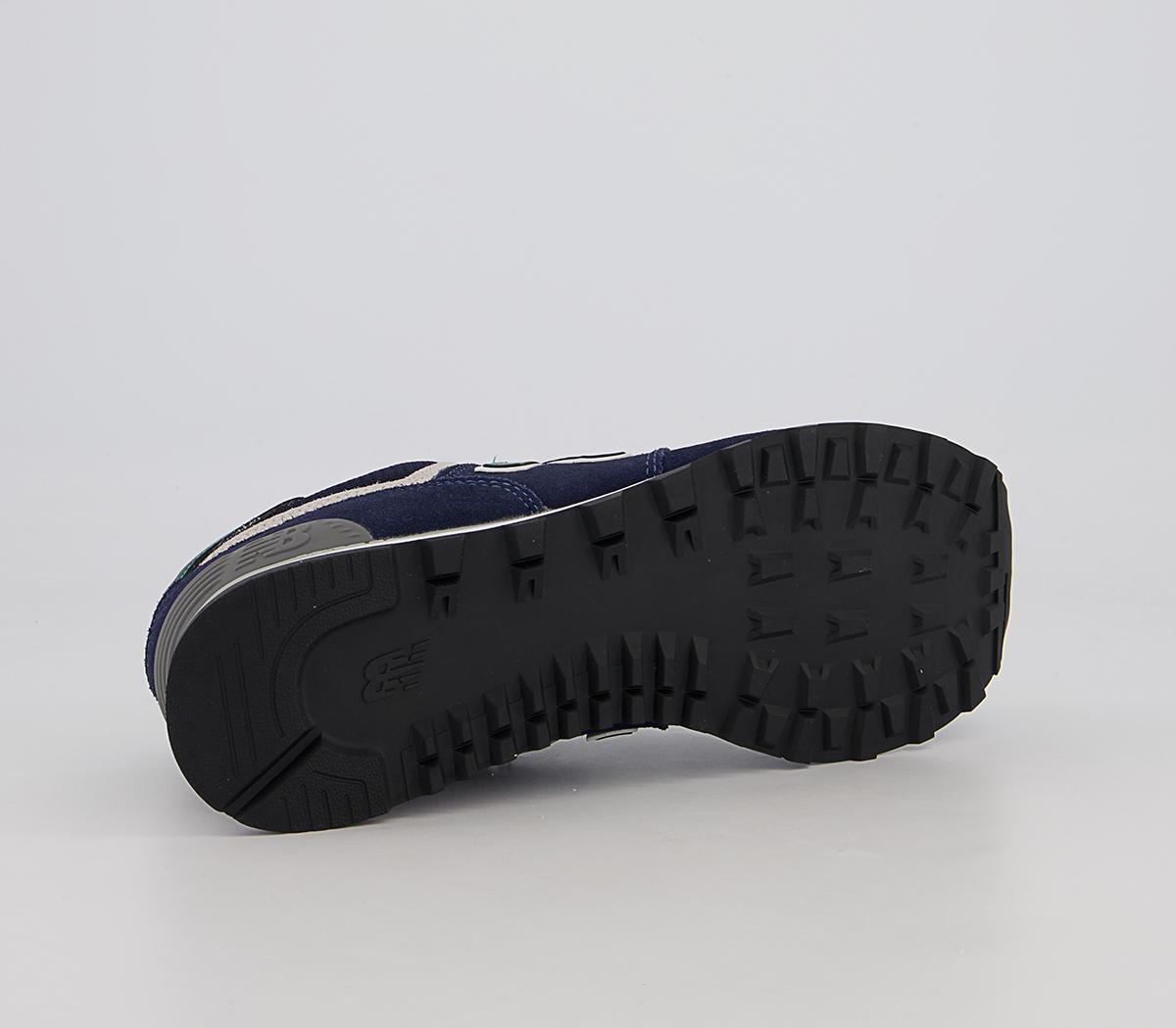 New Balance 574 Trainers New Balance 574 Trainers Navy Green White Grey