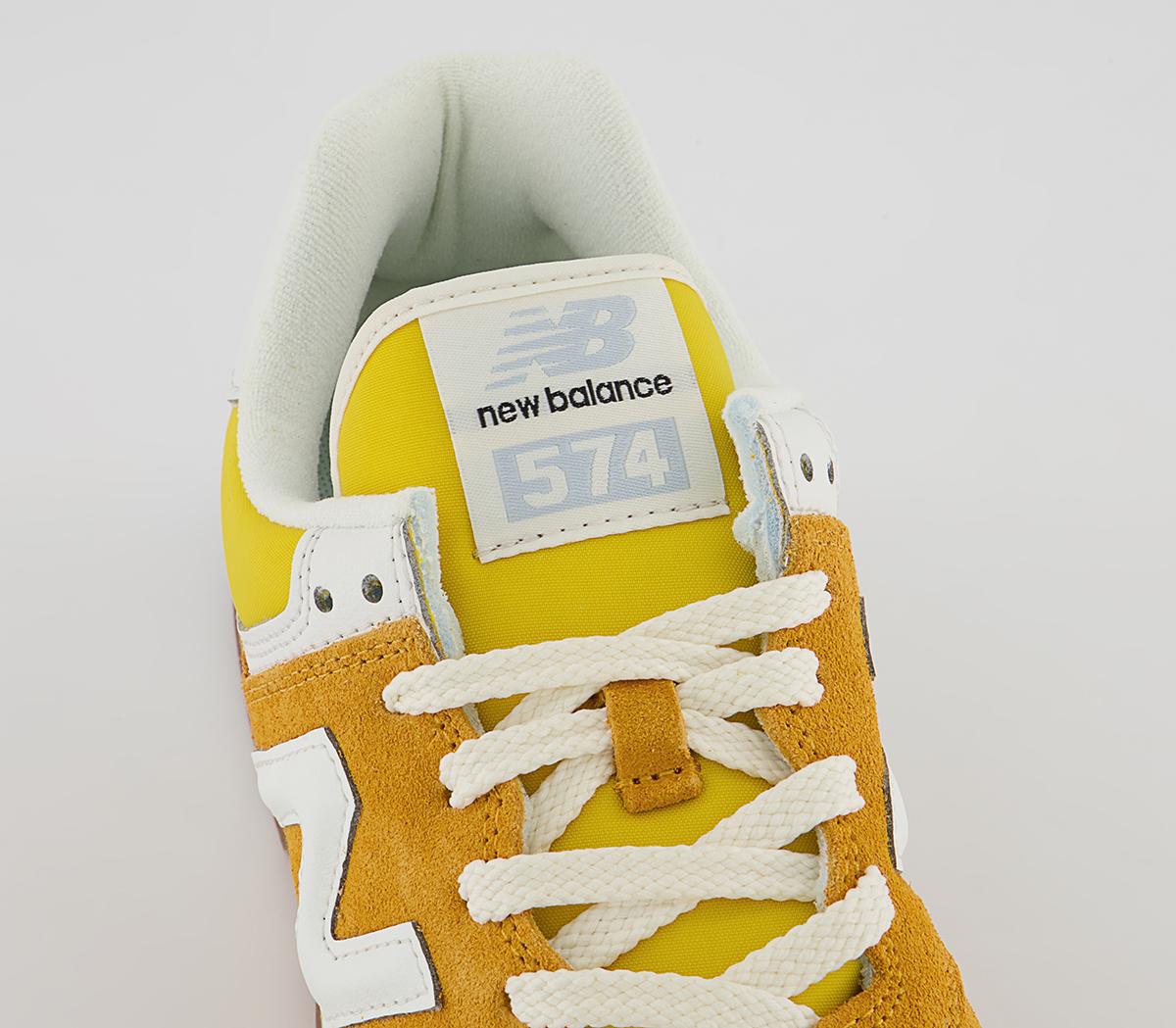 New Balance 574 Trainers New Balance 574 Trainers Yellow White
