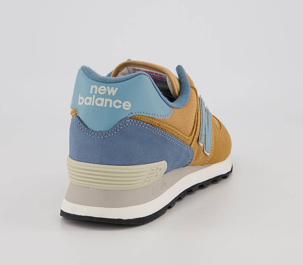 New Balance 574 Trainers New Balance 574 Trainers Tan Blue White Black