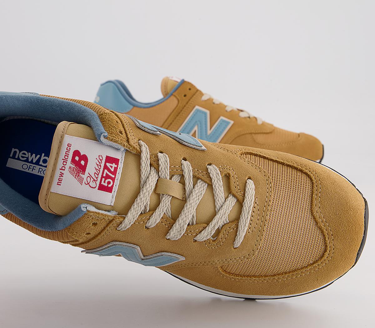 New Balance 574 Trainers New Balance 574 Trainers Tan Blue White Black