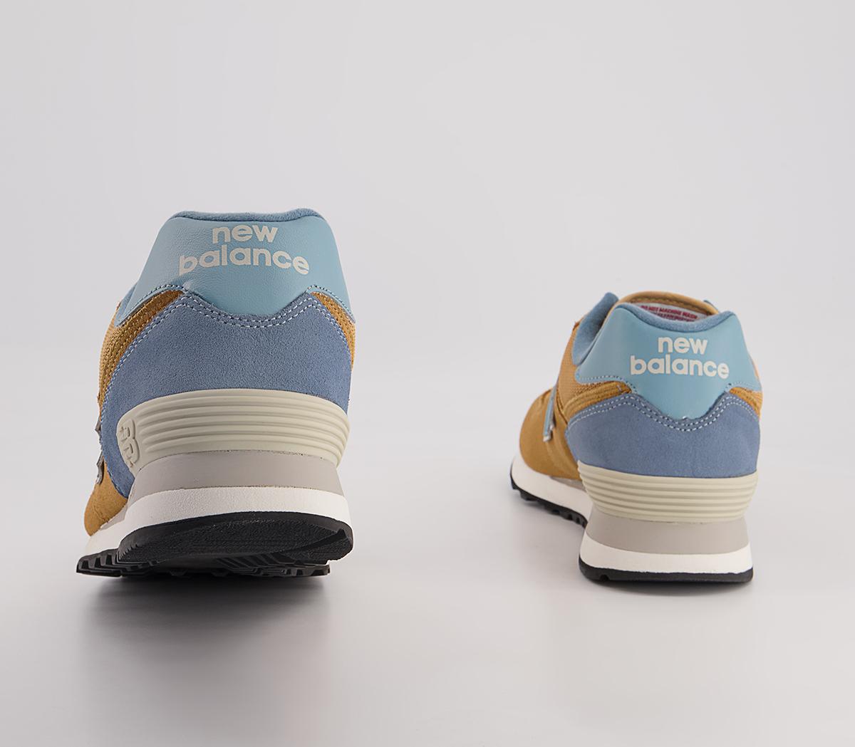 New Balance 574 Trainers New Balance 574 Trainers Tan Blue White Black