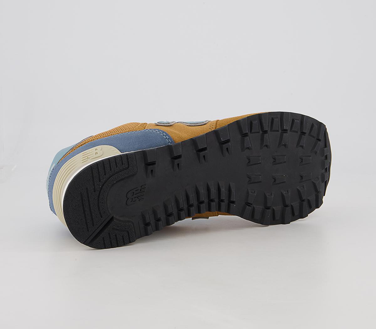 New Balance 574 Trainers New Balance 574 Trainers Tan Blue White Black