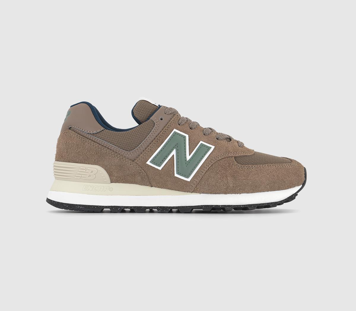 574 Trainers Brown Brown Green