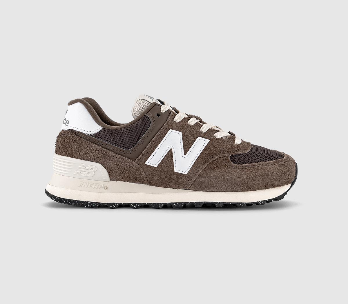 New balance trainers brown hotsell