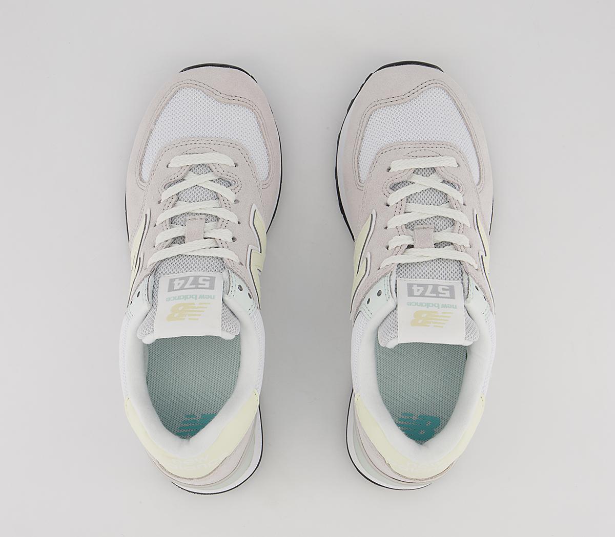 New Balance 574 Trainers New Balance 574 Trainers Pastel Mint Lilac White Black