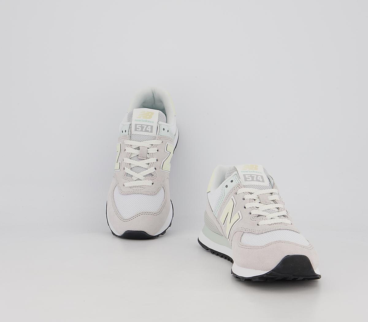 New Balance 574 Trainers New Balance 574 Trainers Pastel Mint Lilac White Black