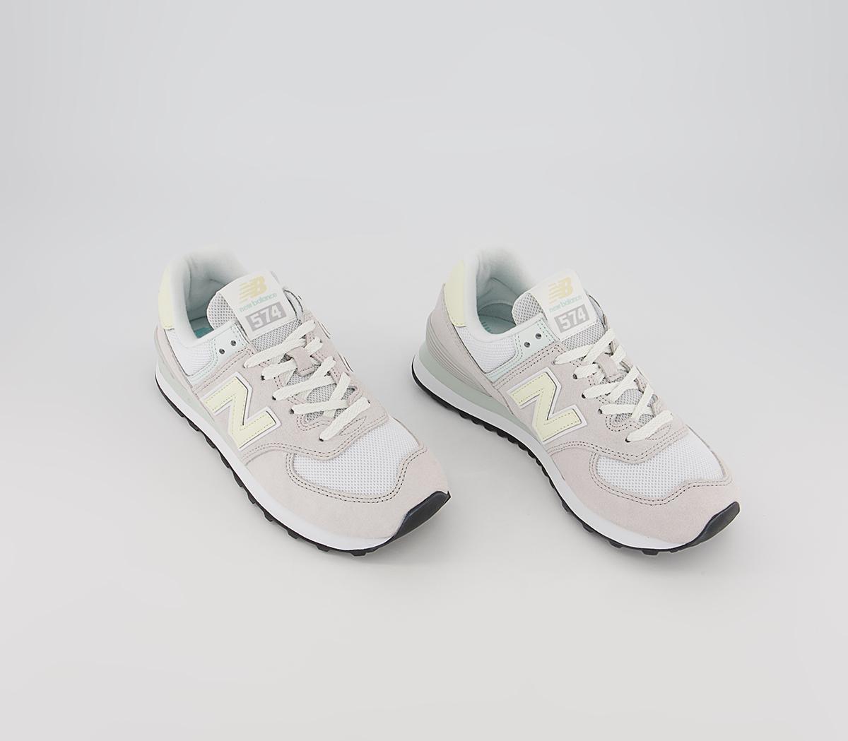 New Balance 574 Trainers New Balance 574 Trainers Pastel Mint Lilac White Black
