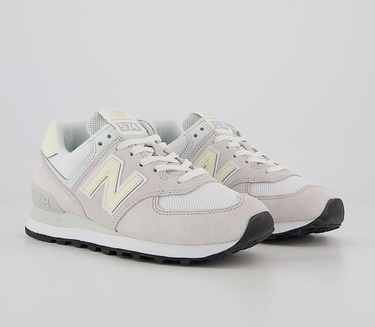 New Balance 574 Trainers New Balance 574 Trainers Pastel Mint Lilac White Black