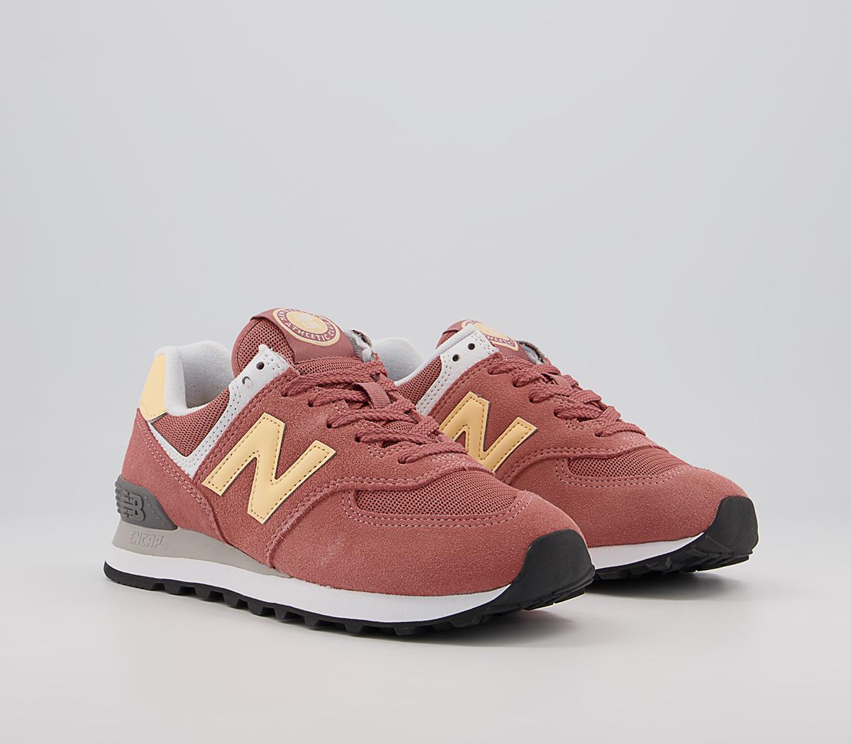 New Balance 574 Trainers New Balance 574 Trainers Pink Peach