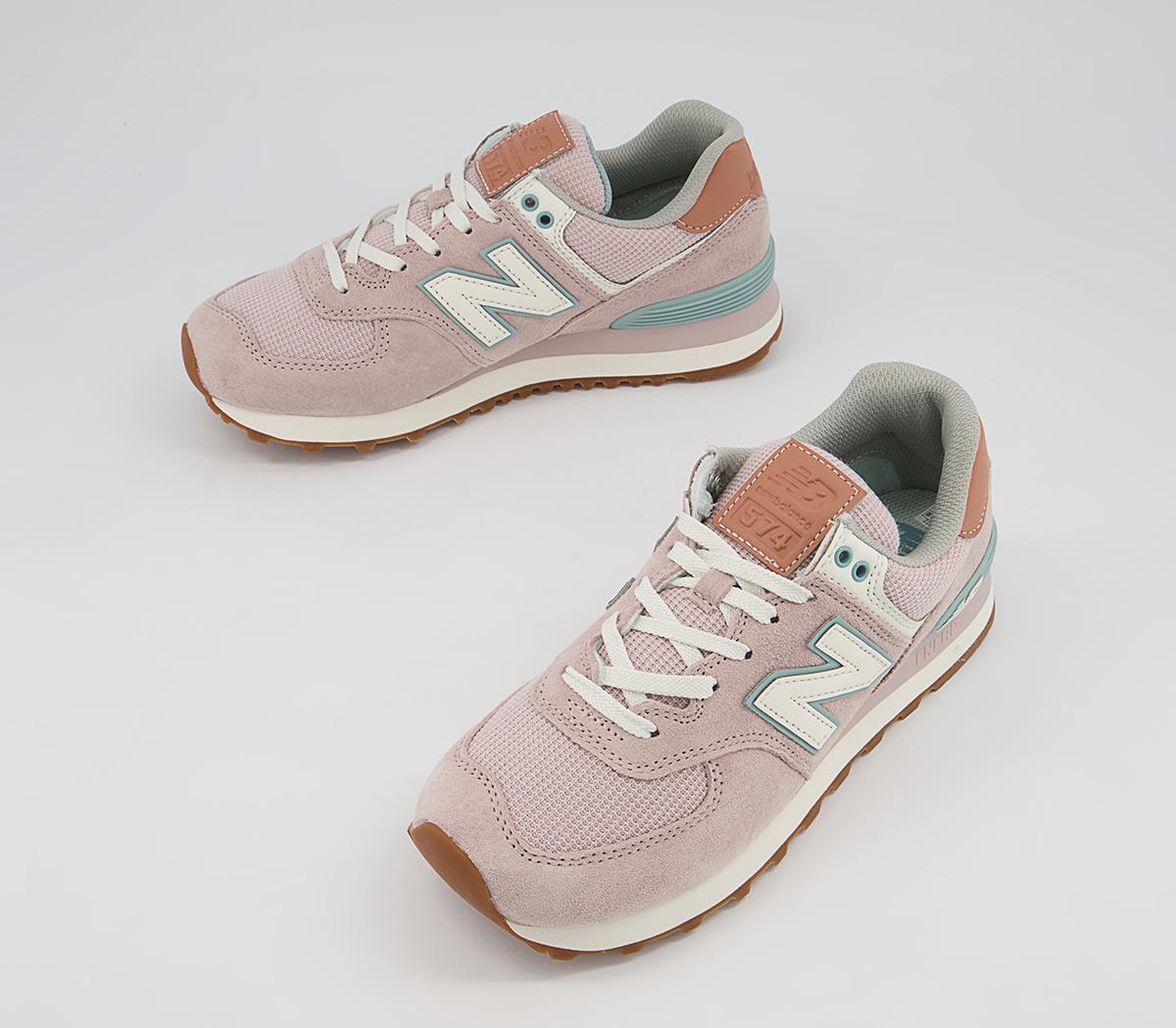 New Balance 574 Trainers New Balance 574 Trainers Space Pink Faded Mahogany