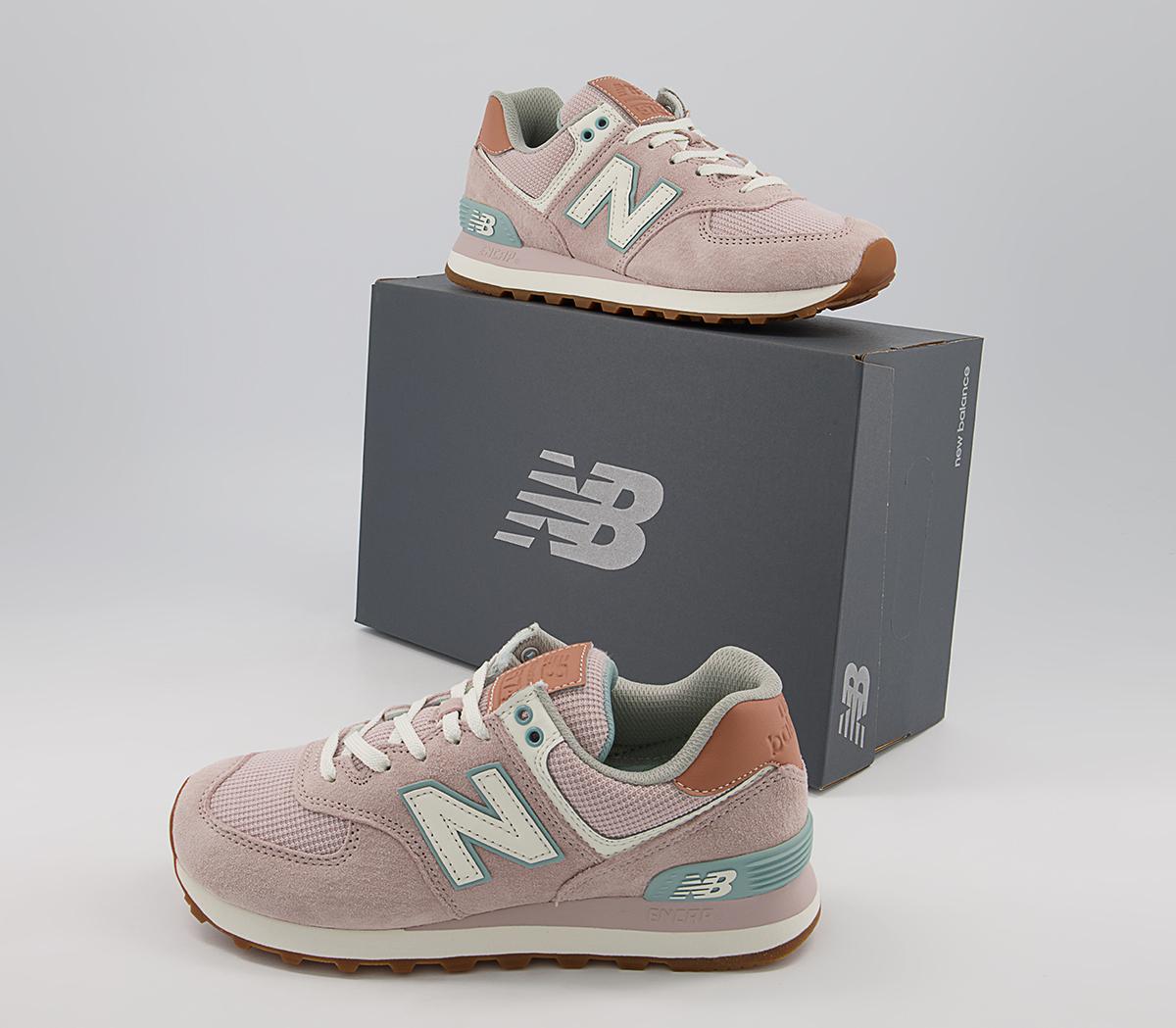 New Balance 574 Trainers New Balance 574 Trainers Space Pink Faded Mahogany
