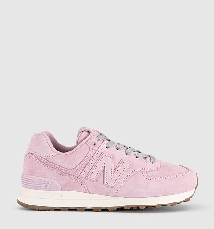 New Balance 574 Trainers Pink Chalk Raincloud