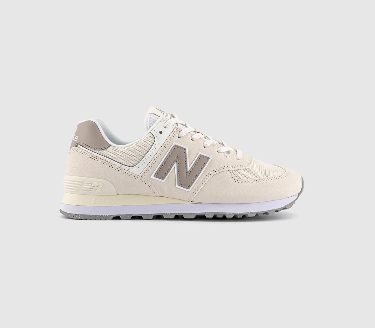 New Balance574 TrainersBeige White