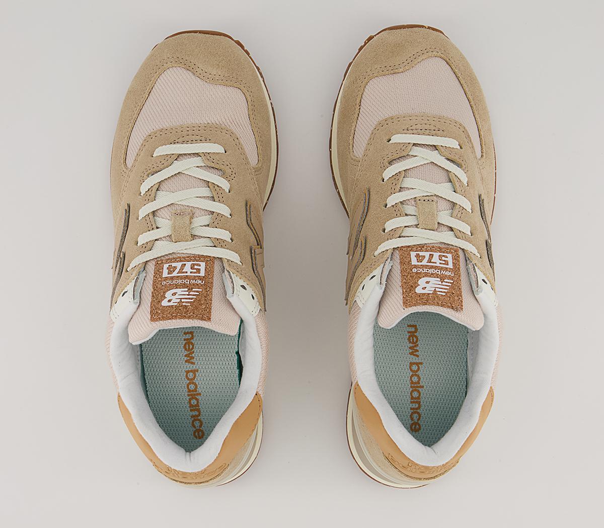 New Balance 574 Trainers New Balance 574 Trainers Incense Beige Gum