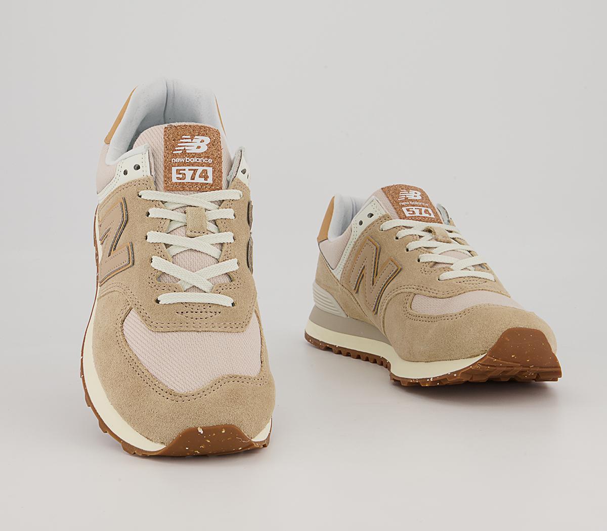 New Balance 574 Trainers New Balance 574 Trainers Incense Beige Gum
