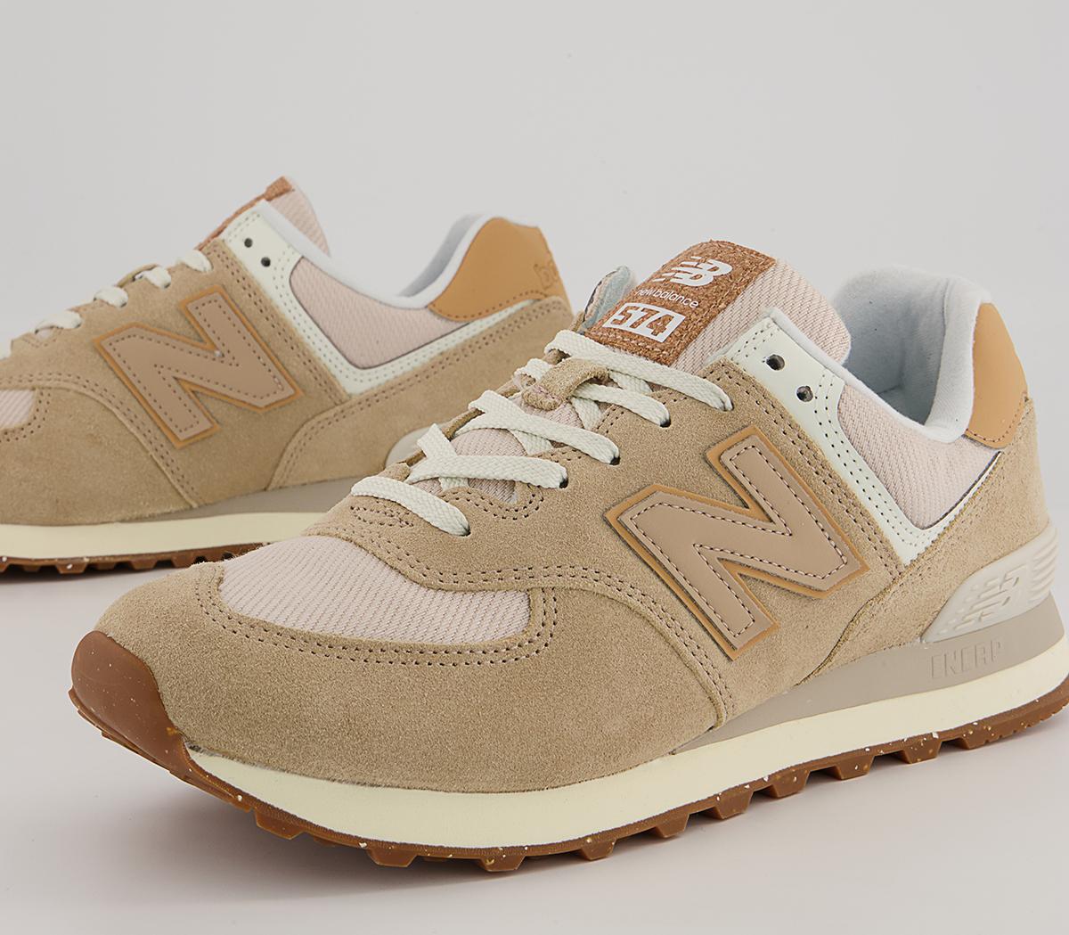 New Balance 574 Trainers New Balance 574 Trainers Incense Beige Gum