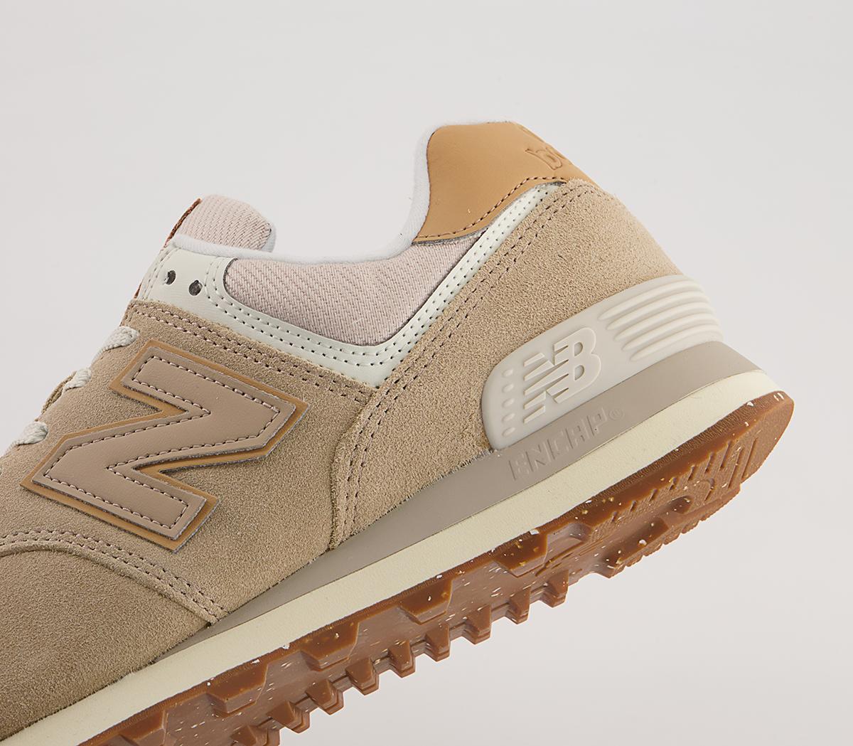 New Balance 574 Trainers New Balance 574 Trainers Incense Beige Gum