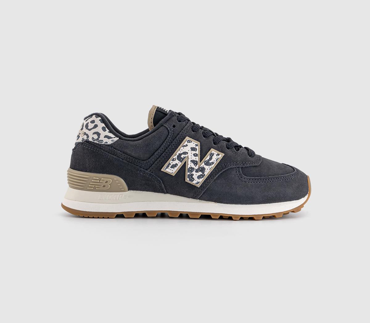 New Balance 574 Trainers Phantom Leopard Women s Trainers