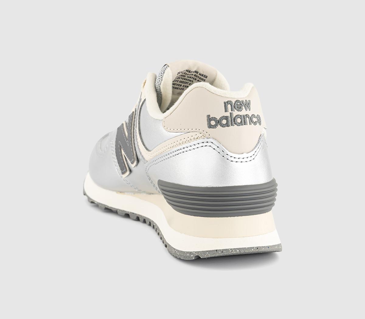 New Balance574 TrainersMetallic Silver
