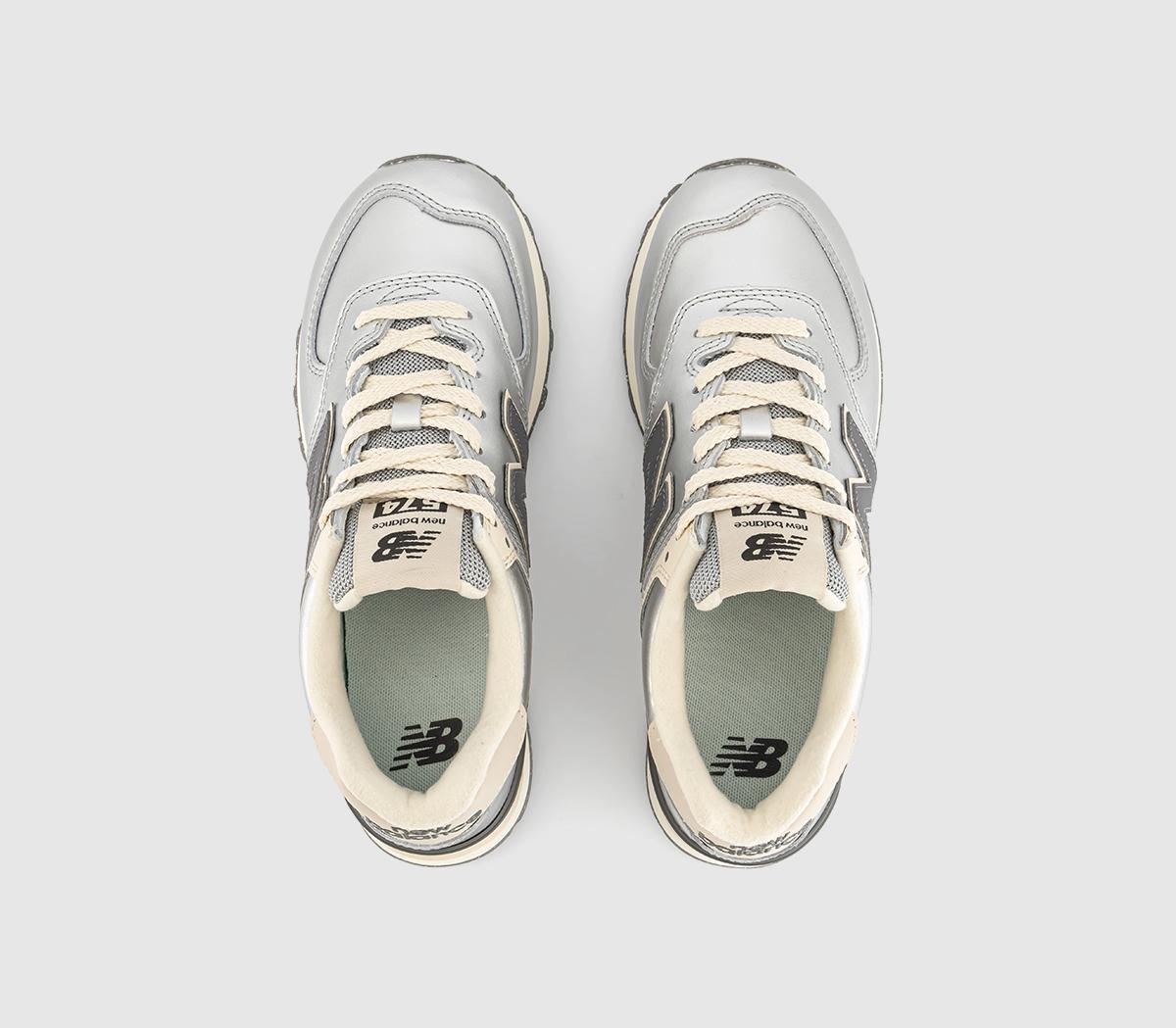 New Balance574 TrainersMetallic Silver