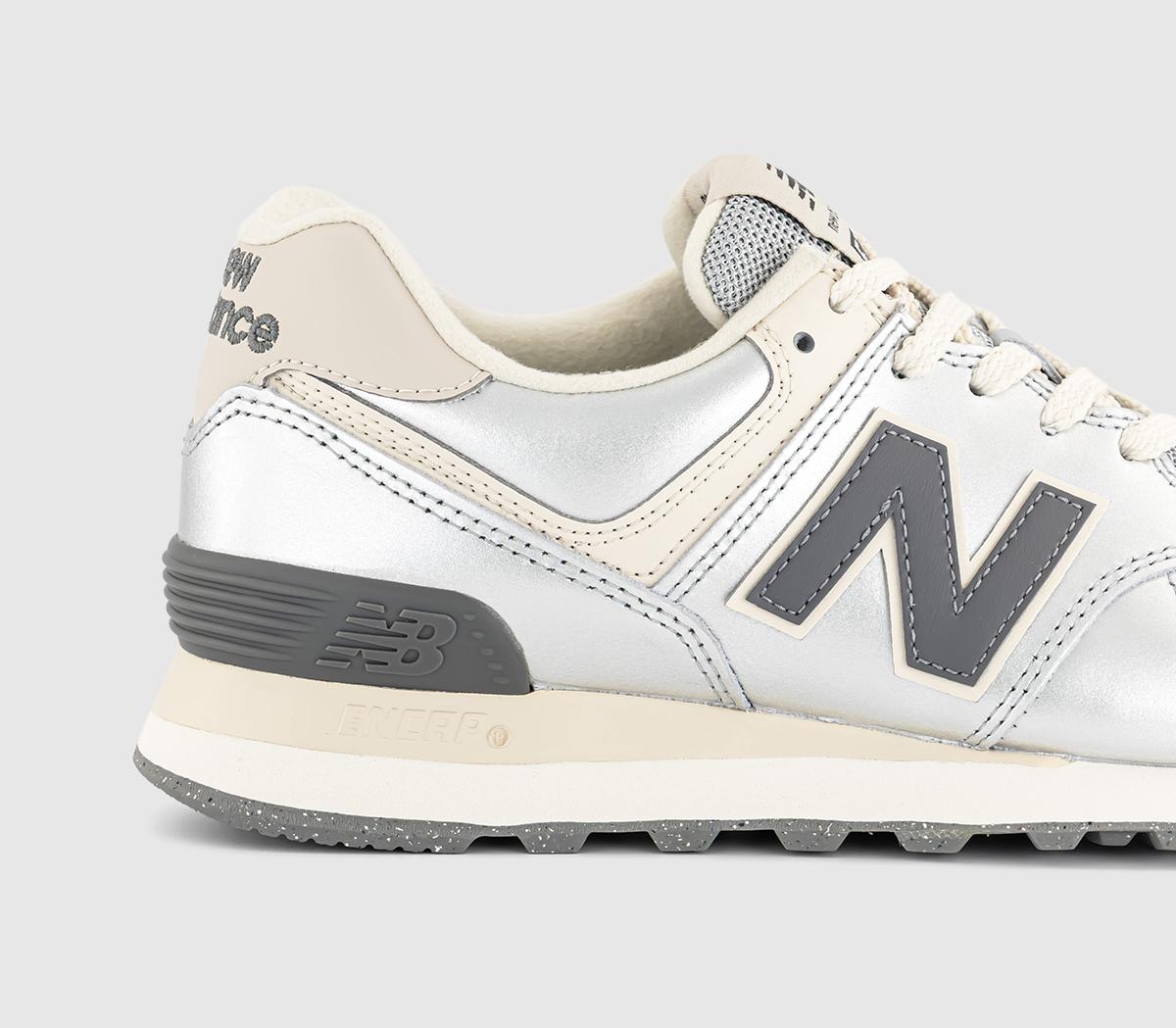 New Balance574 TrainersMetallic Silver