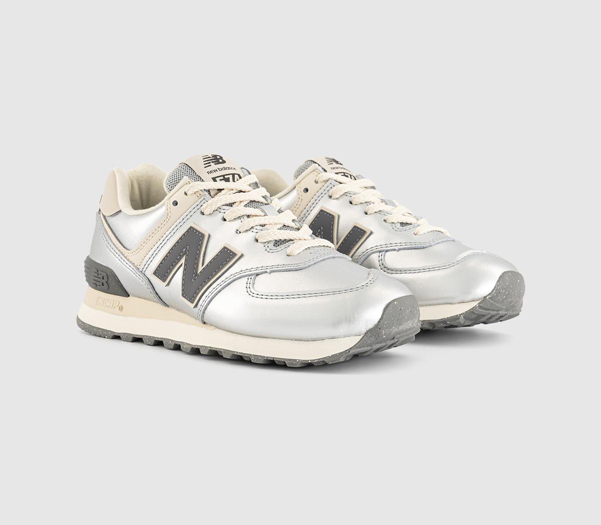 New Balance574 TrainersMetallic Silver