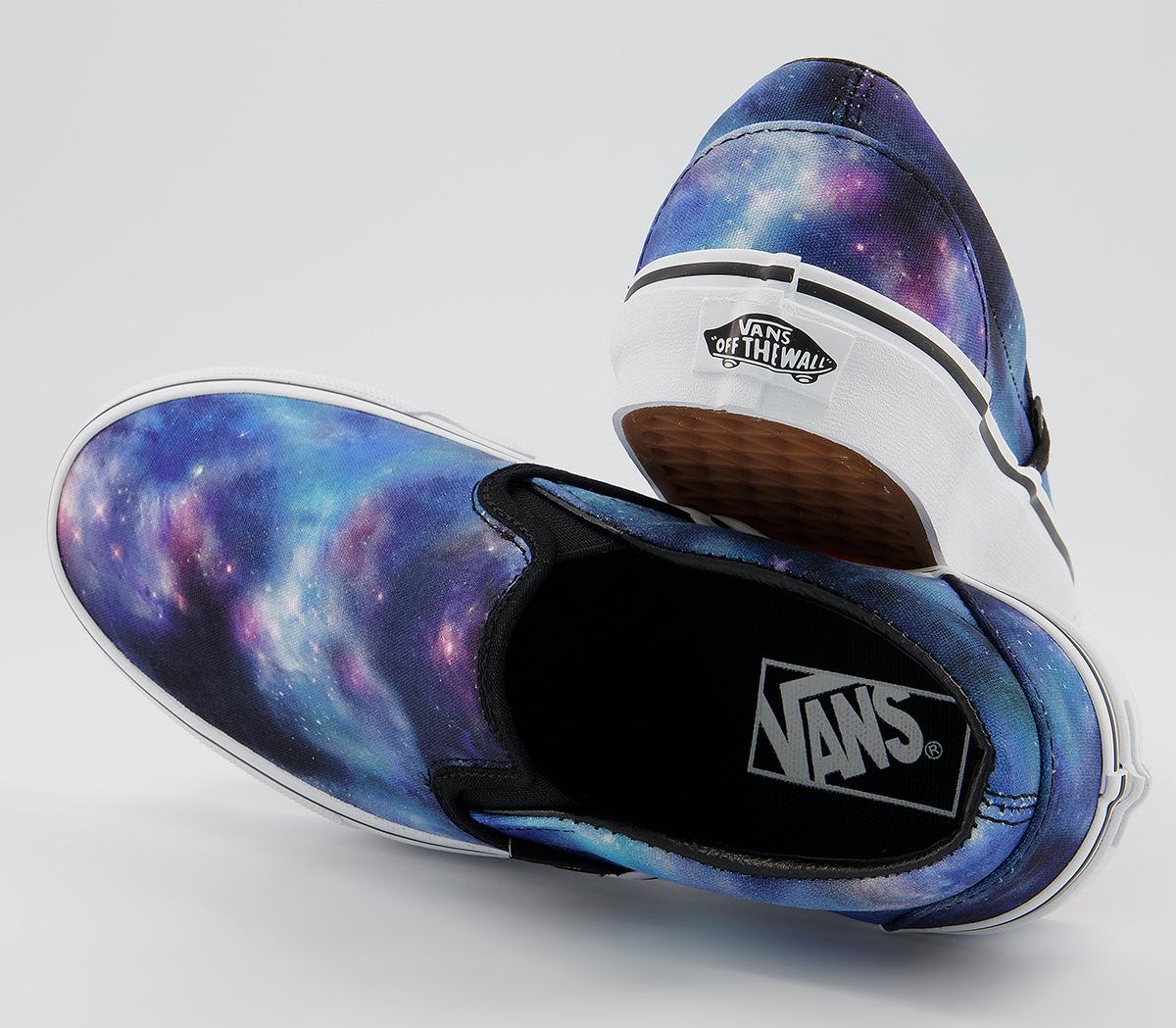 Vans Vans Classic Slip On Trainers Galaxy Black True White