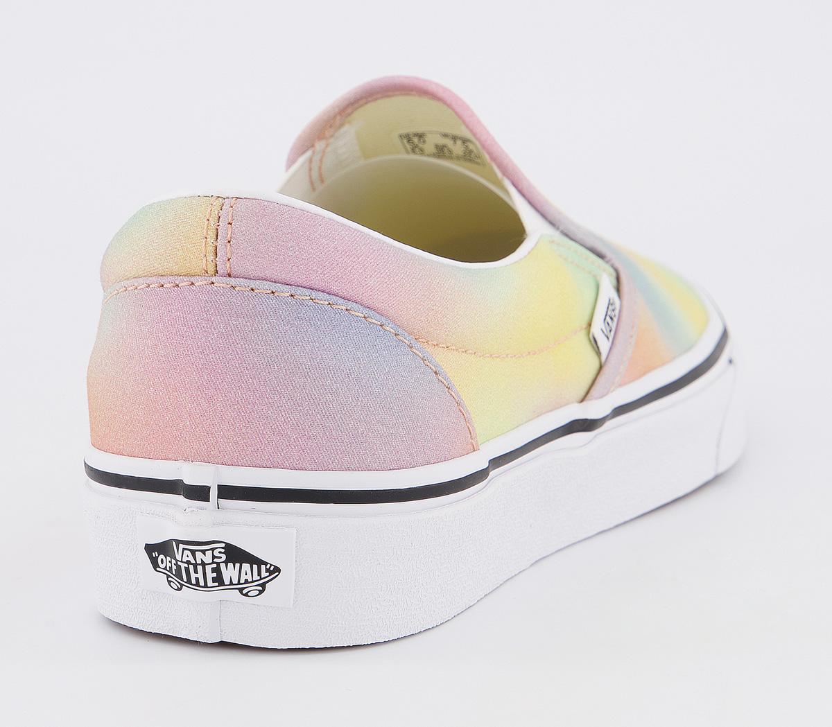 VansVans Classic Slip On TrainersAura Shift Multi True White