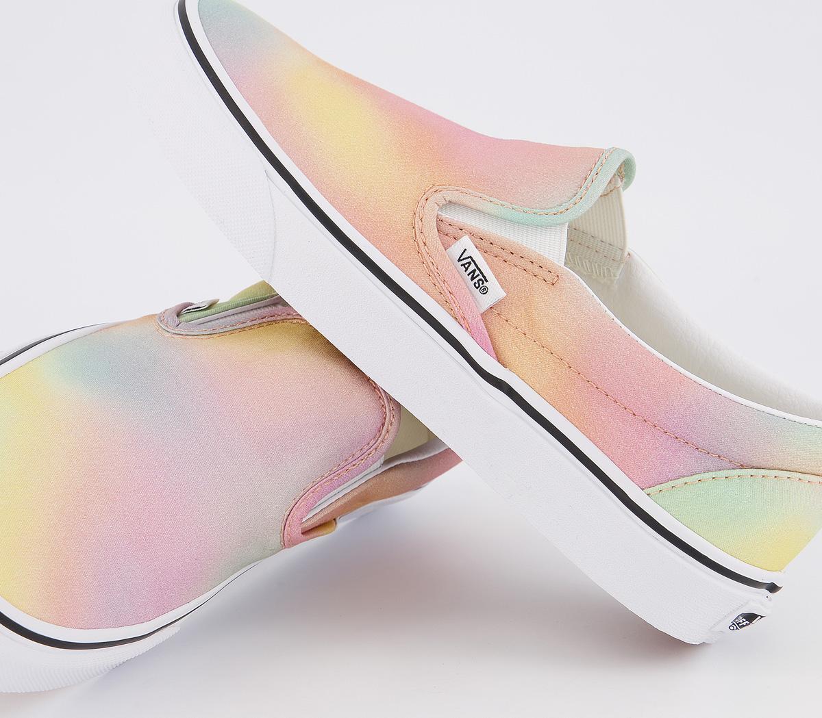VansVans Classic Slip On TrainersAura Shift Multi True White