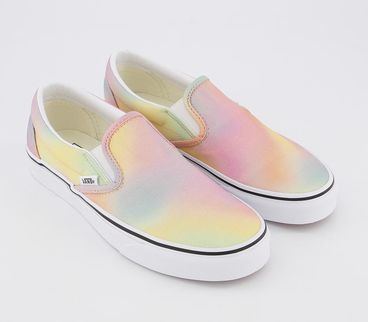 VansVans Classic Slip On TrainersAura Shift Multi True White