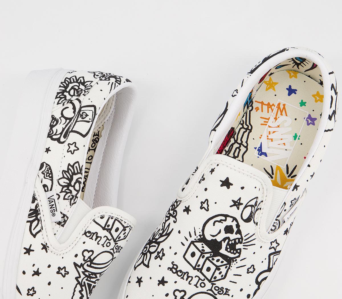 Tattoo Vans Slip On U Color Vans Vans Classic Slip On Tattoo True