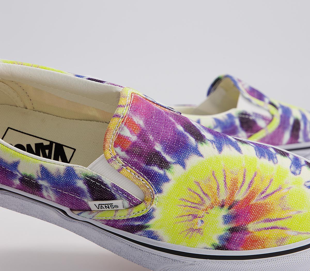 Vans Men’s Classic Slip On Sneakers Washed Tie Dye White Vans Men main image 2