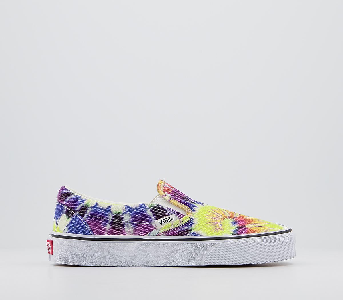 Vans classic slip shop on tie dye