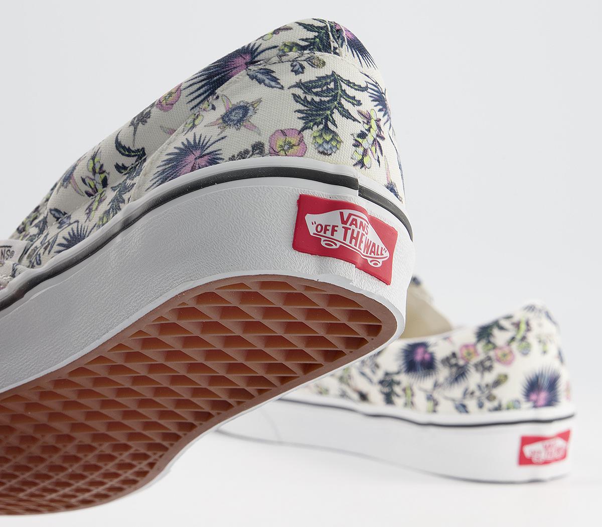 Vans Vans Classic Slip On Trainers Vans Vans Classic Slip On Trainers Paradise Floral True White