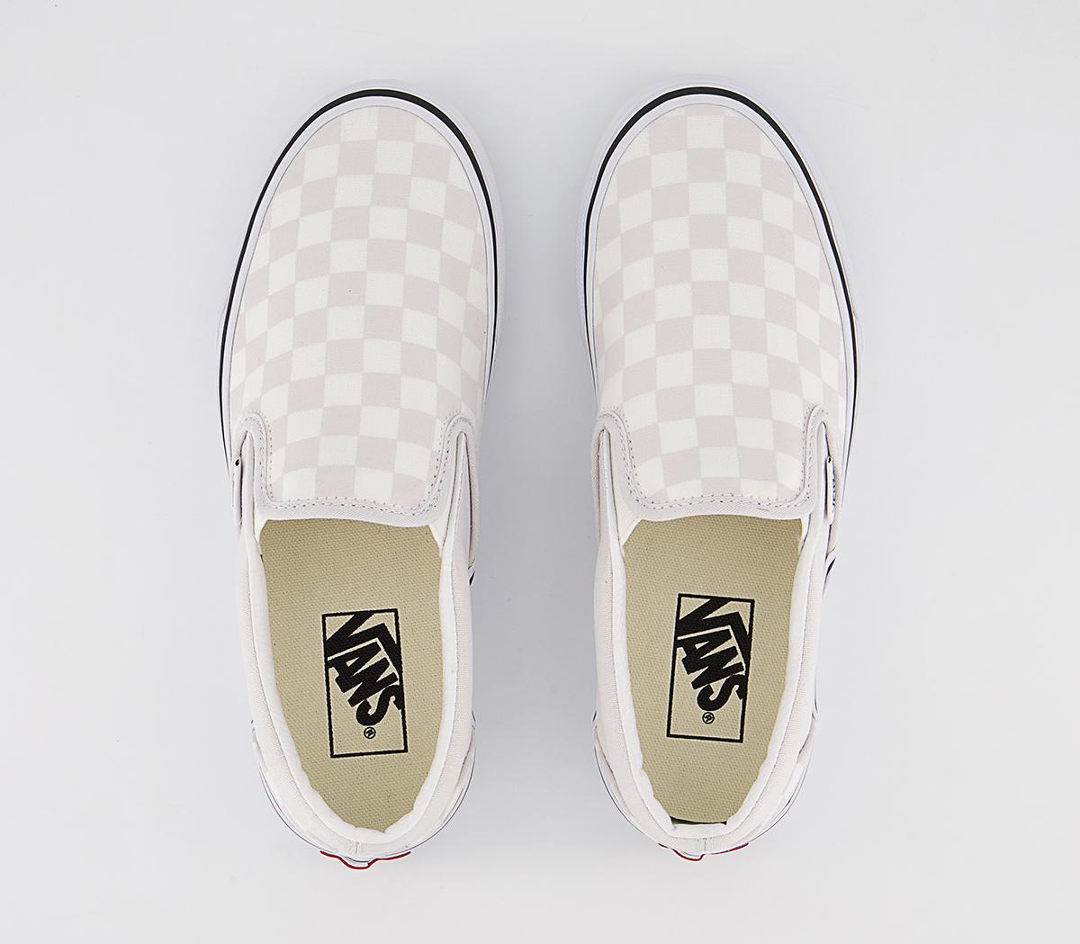 Vans Vans Classic Slip On Trainers Colour Theory Checkerboard Cloud ...