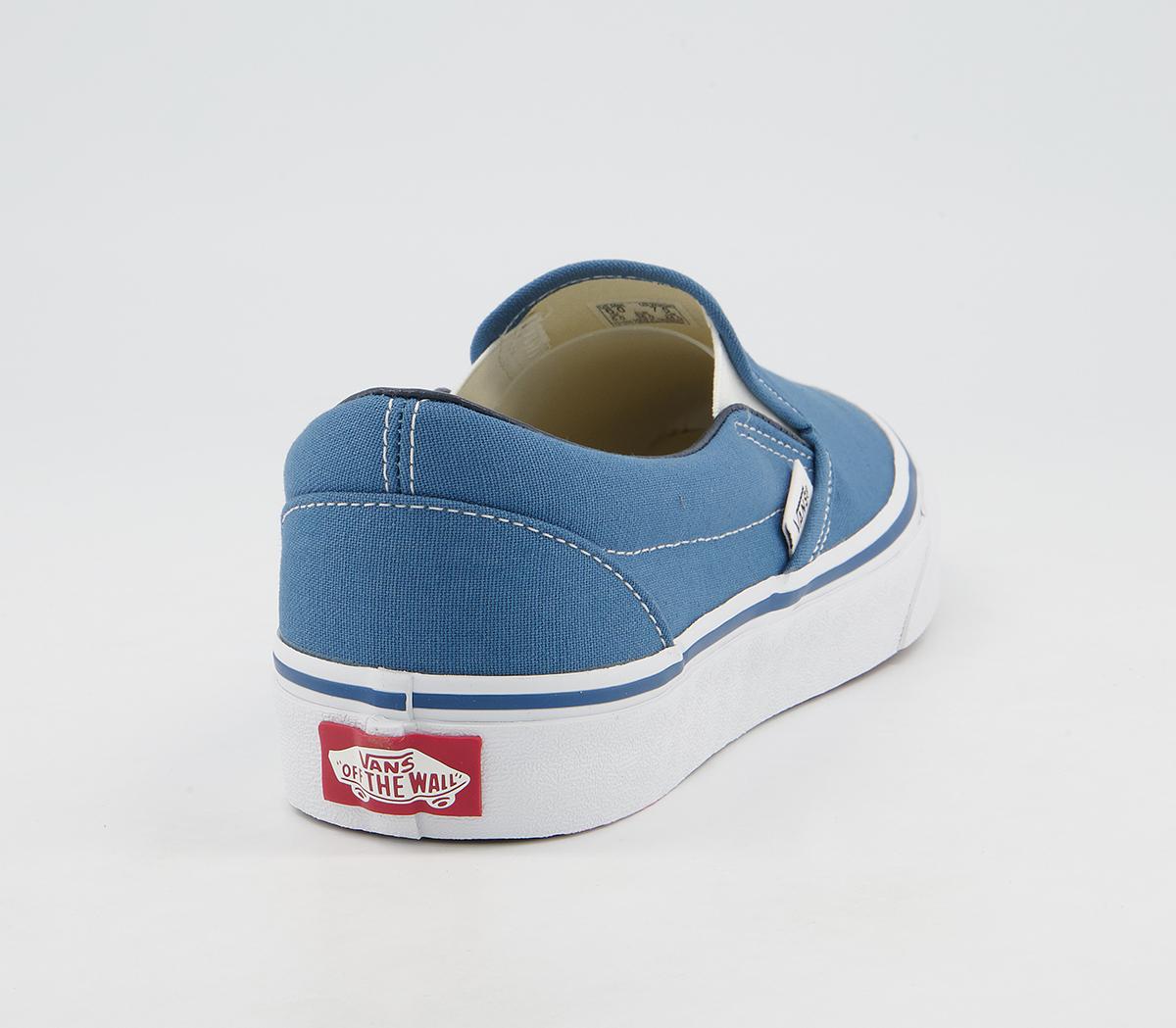 Vans Classic Slip On Trainers Vans Classic Slip On Trainers Navy