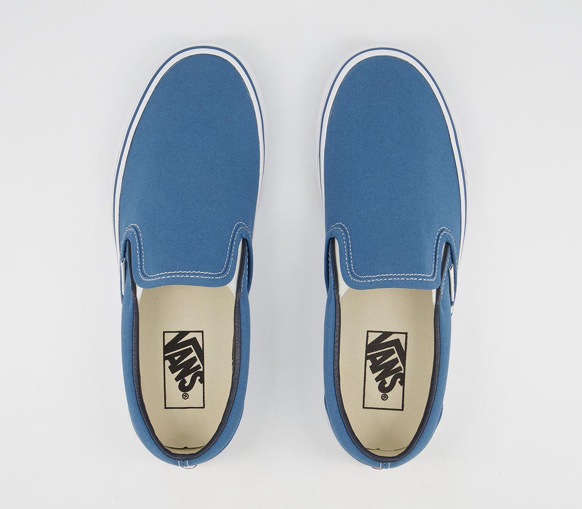 Vans Classic Slip On Trainers Vans Classic Slip On Trainers Navy